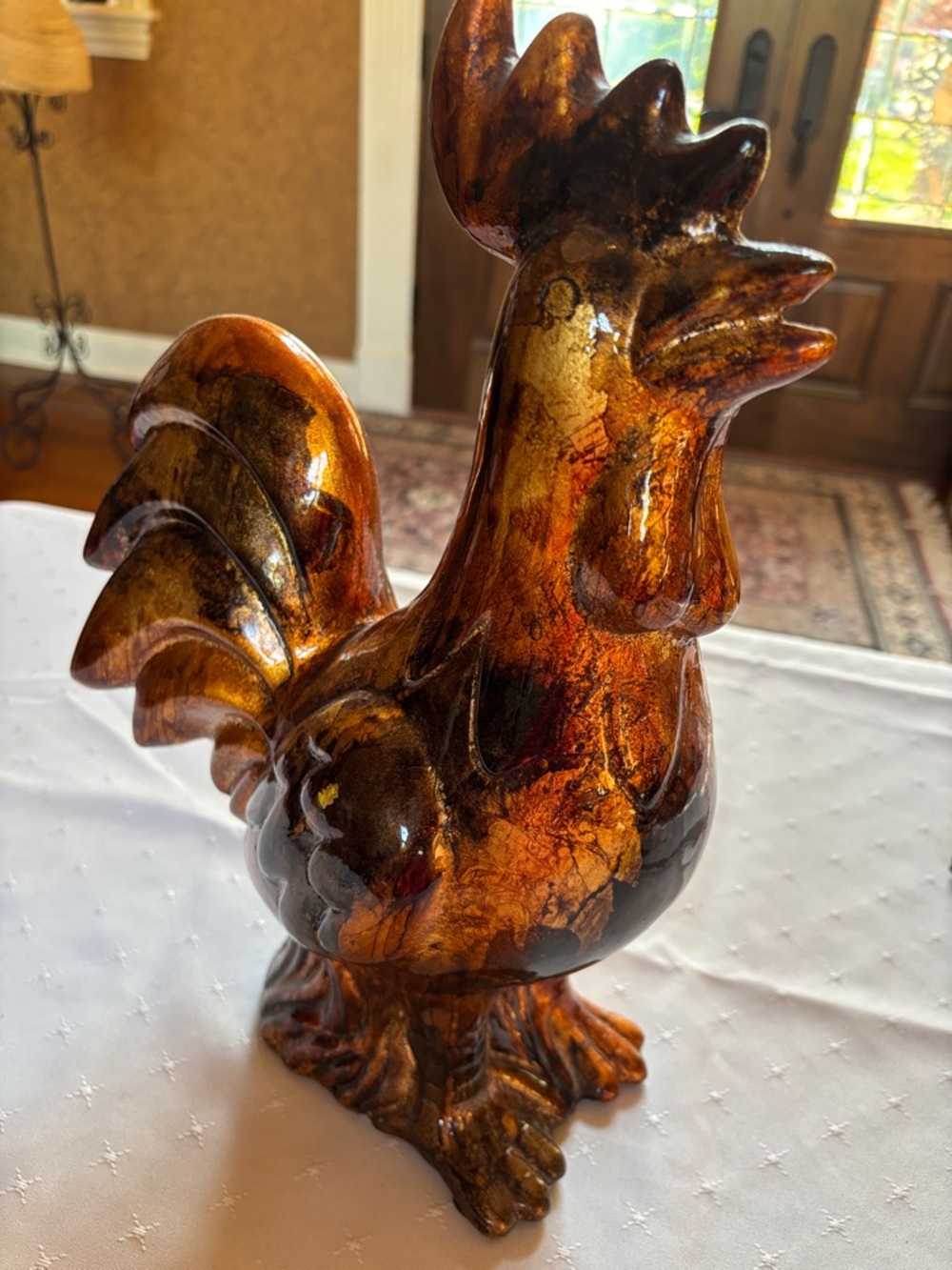 Ceramic Rooster - Picture 2 of 6